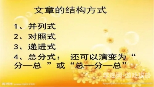 嗯啊别舔文章结构设计